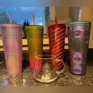 Starbucks Tumbler lot of 5